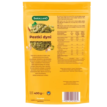Bakalland Pestki dyni łuskane 400 g