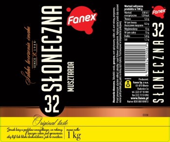 Fanex Musztarda słoneczna 1 kg