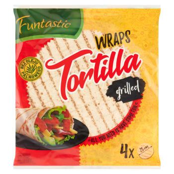 Funtastic Tortilla grillowana 4x25cm 250g