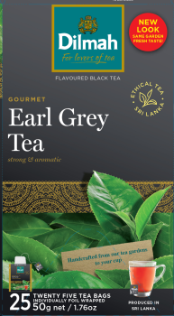 Dilmah Earl Grey Czarna herbata 50 g (25 torebek)