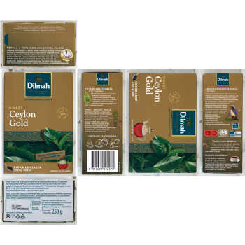 Dilmah Ceylon Gold Klasyczna czarna herbata sypka 250 g