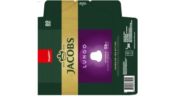 Jacobs Lungo Intenso 8 Kawa Mielona W Kapsułkach 20 Szt, 104 G