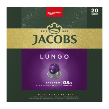 Jacobs Lungo Intenso 8 Kawa Mielona W Kapsułkach 20 Szt, 104 G