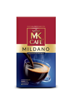 MK Cafe Mildano Bezkofeinowa 250 g kawa palona mielona