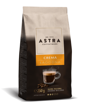 Astra Kawa ŁAGODNA Crema 250g drobno mielona