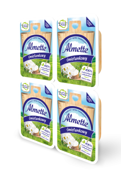 Almette Mini Puszysty serek twarogowy śmietankowy 120 g