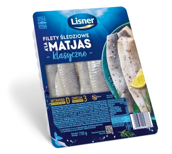 Filety śledziowe a'la matjas w oleju Lisner 750g
