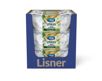 Śledź atlantycki w sosie śmietanowym ze szparagami Lisner 280g