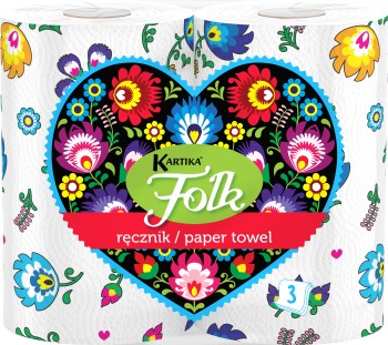 KARTIKA SEZON Ręcznik papierowy 2 rolki 3-warstwowy