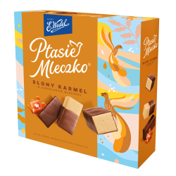 Ptasie Mleczko® Słony karmel w czekoladzie mlecznej 340g