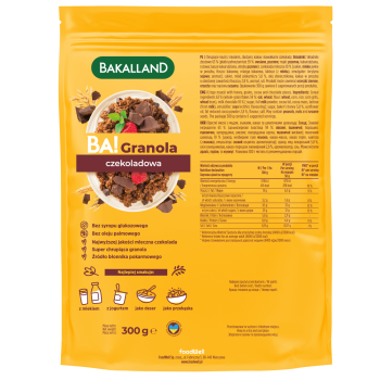 BA! Granola czekoladowa 300g Bakalland