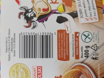 Masa krówkowa kajmak 400 g Helio