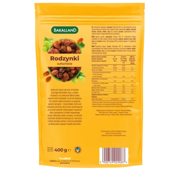 Rodzynki sułtańskie 400g Bakalland