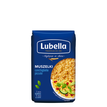 Lubella Conchigliette Piccole Makaron Muszelki małe 400 g
