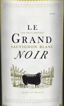'Wino Le Grand Noir IGP PAYS DOC Sauvignon Blanc B.W. 750 ml