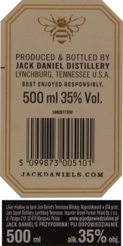 ' Jack Daniel's Honey Likier 0,5 l