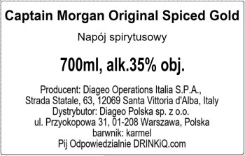 ' Captain Morgan Original Spiced Gold 700 ml
