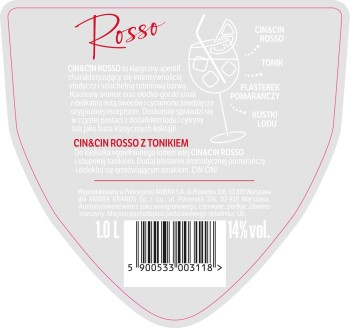 ' Cin&Cin Rosso Aperitif 1 l