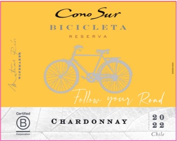 'Wino Cono Sur Bicicleta Chardonnay B.W. 750 ml