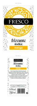'WINO OWOCOWE FRESCO FRIZZANTE MANGO SŁODKIE 750ML