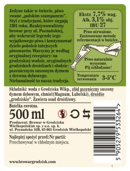 ' Piwo z Grodziska butelka 500 ml