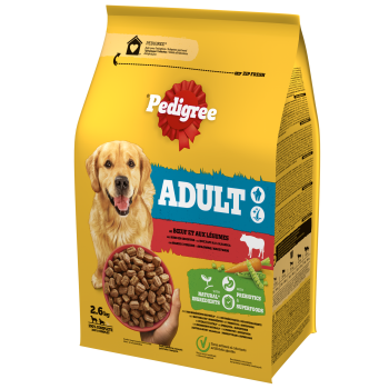 Pedigree Adult sucha karma z wołowiną i warzywami 2,6 kg