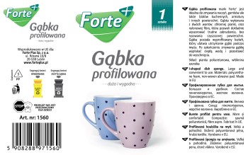 Forte+ gąbka profilowana 1 szt.