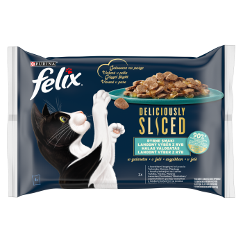 FELIX Deliciously Sliced Rybne Smaki 4x80g