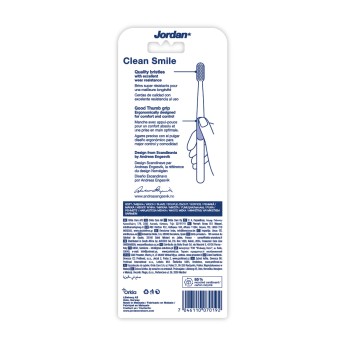 JORDAN szczoteczka do zębów Clean Smile soft 3-pack