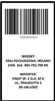 'Whisky Flaming Pig Black Cask 40% 700 ml