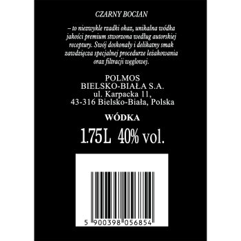 'Czarny Bocian 40% 1750ml