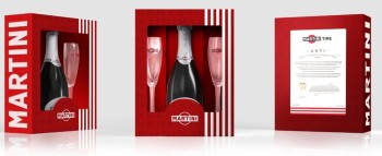 'Martini Asti 750ml 7,5% + 2 kieliszki