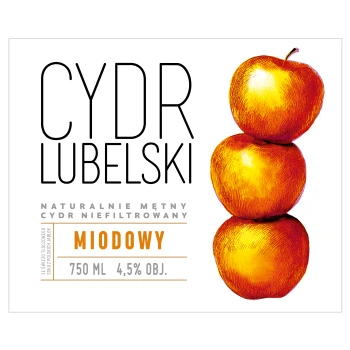 'Cydr Lubelski Miodowy niefiltrowany 0,75l