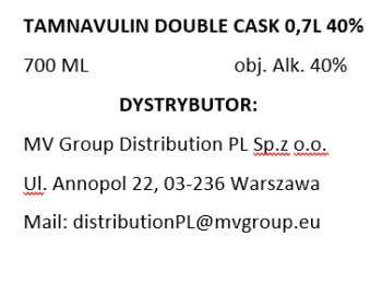 'Tamnavulin Double Cask Scotch Whisky 0,7l 40%