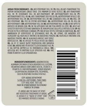 Adidas antyperspirant w kulce dla kobiet Fresh Endurance 50 ml