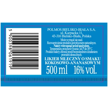'Biały Bocian Pina Colada 16% 500ml