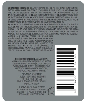 adidas Fresh Endurance antyperspirant w kulce dla mężczyzn, 50 ml
