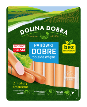 Parówki dobre polskie mięso 200g Dolina Dobra