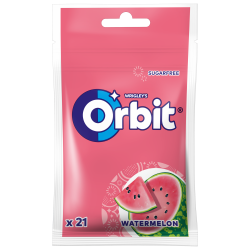 Orbit Watermelon Guma do żucia bez cukru 29 g (21 drażetek)