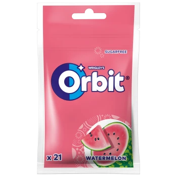 Orbit Watermelon Guma do żucia bez cukru 29 g (21 drażetek)