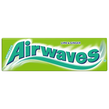 Airwaves Lime and Ginger Guma do żucia bez cukru 14g (10 drażetek)