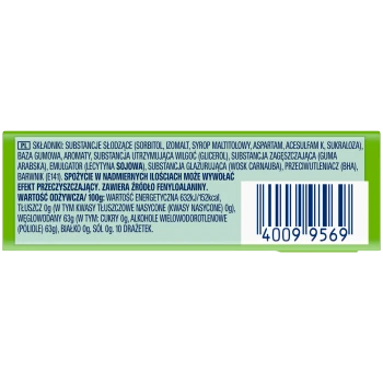 Airwaves Lime and Ginger Guma do żucia bez cukru 14g (10 drażetek)