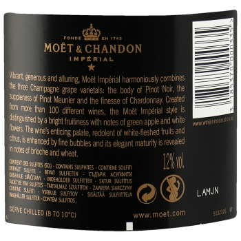 'Szampan Moët & Chandon Imperial 0,75L 12%