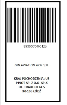 'Gin Aviation 42% 700ml