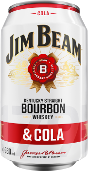 'Jim Beam Bourbon Whiskey&Cola 4,5% 330ml