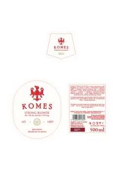 'Komes Strong Blonde 500 ml butelka zwrotna