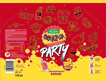 Oranżada Hellena Party 20% soku 0,75l