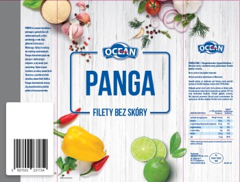 ABRAMCZYK Panga Sum Filety Bez Skóry 20% glazury 800/1000G OCEAN