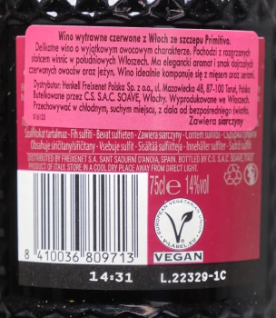 'Wino Freixenet Italian Primitivo 0,75l