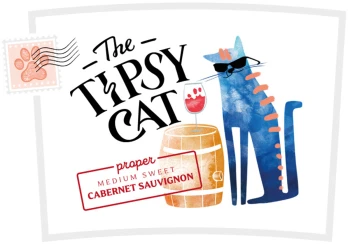 'Tipsy Cat Cabernet Sauvignon Czerwone Półsłodkie 1 litr